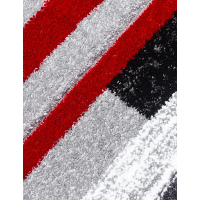 Samba Levels Red Rug - Various Sizes | Murphy Furniture