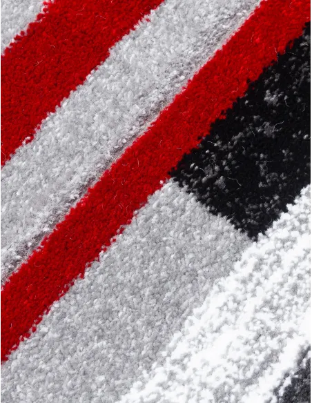 Samba Levels Red Rug - Various Sizes | Murphy Furniture