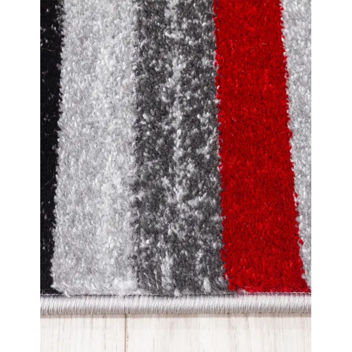 Samba Levels Red Rug - Various Sizes | Murphy Furniture