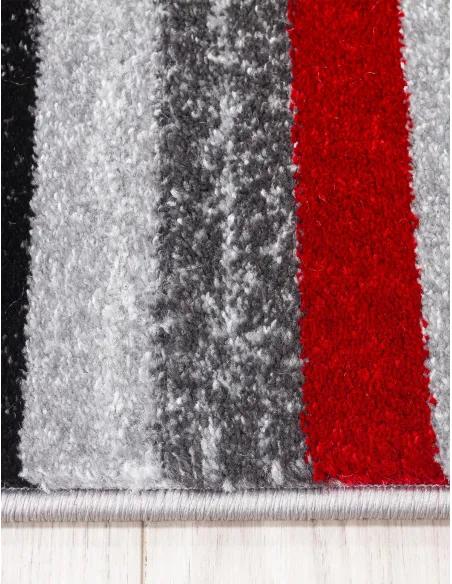 Samba Levels Red Rug - Various Sizes | Murphy Furniture