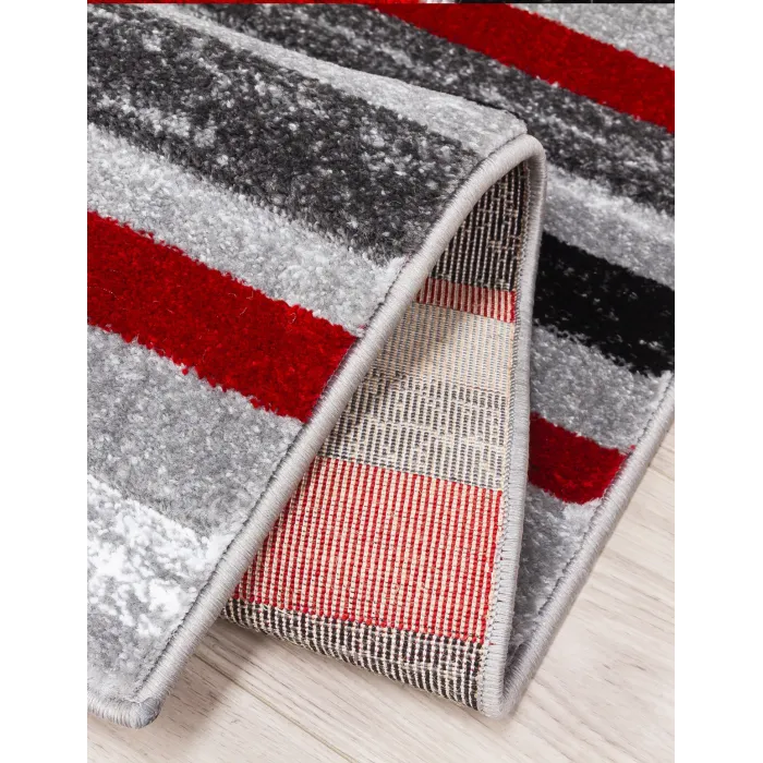 Samba Levels Red Rug - Various Sizes | Murphy Furniture