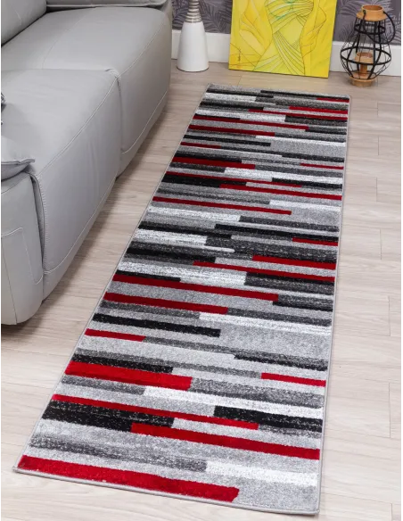 Samba Levels Red Rug - Various Sizes | Murphy Furniture