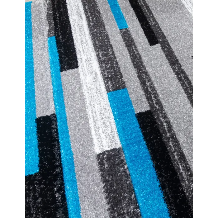 Samba Levels Teal Rug - Various Sizes | Murphy Furniture