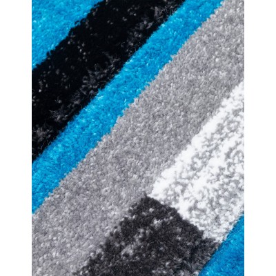 Samba Levels Teal Rug - Various Sizes | Murphy Furniture