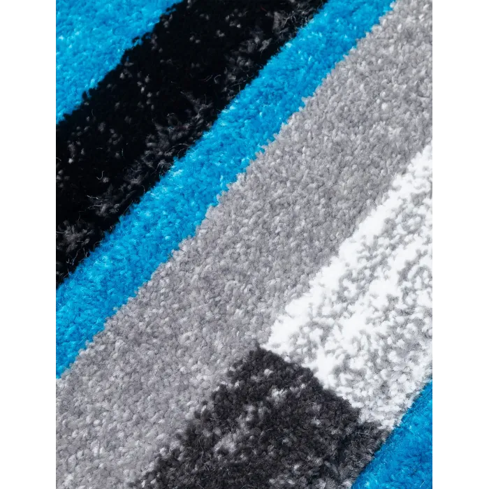 Samba Levels Teal Rug - Various Sizes | Murphy Furniture