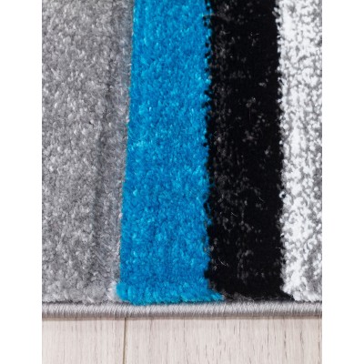Samba Levels Teal Rug - Various Sizes | Murphy Furniture