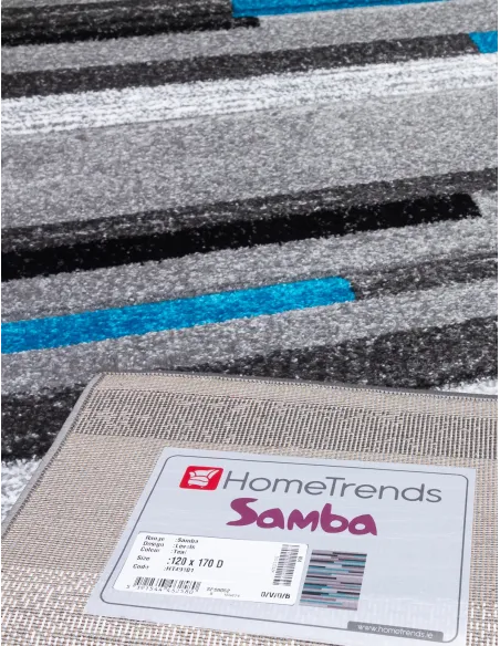 Samba Levels Teal Rug - Various Sizes | Murphy Furniture