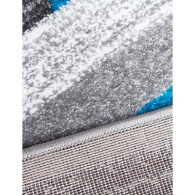 Samba Levels Teal Rug - Various Sizes | Murphy Furniture