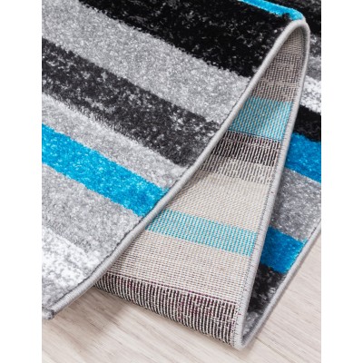 Samba Levels Teal Rug - Various Sizes | Murphy Furniture