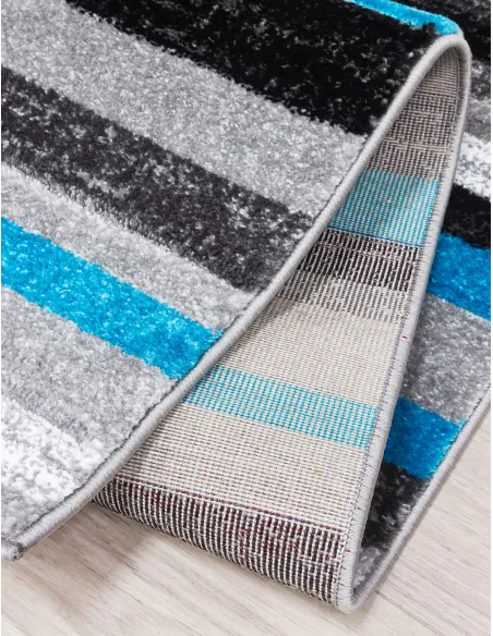 Samba Levels Teal Rug - Various Sizes | Murphy Furniture