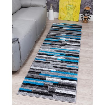 Samba Levels Teal Rug - Various Sizes | Murphy Furniture
