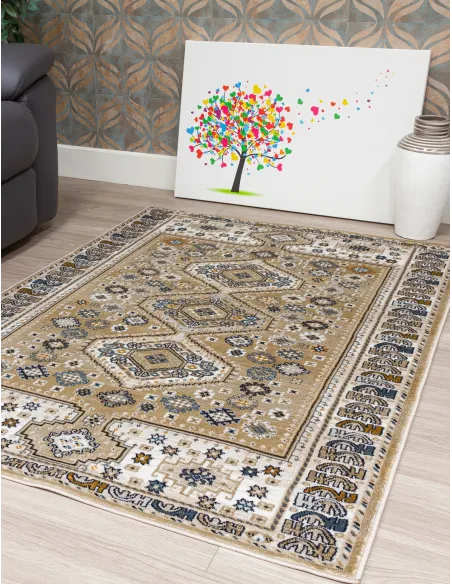 Aziza Katana Beige Rug - Various Sizes | Murphy Furniture