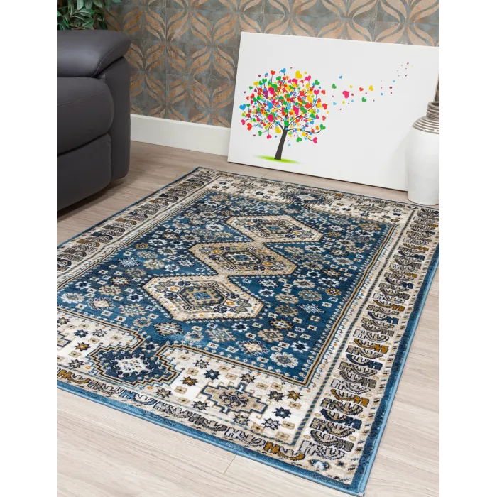 Aziza Katana Blue Rug - Various Sizes | Murphy Furniture