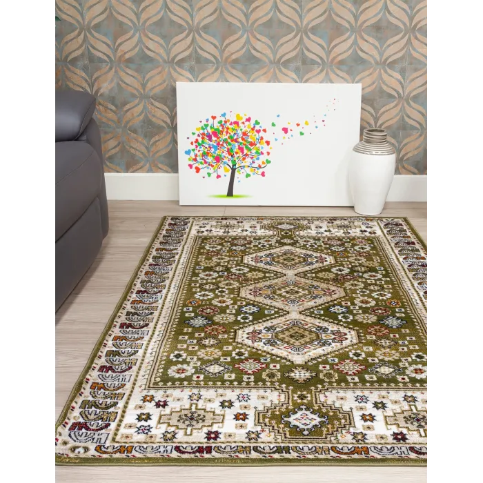 Aziza Katana Green Rug - Various Sizes | Murphy Furniture