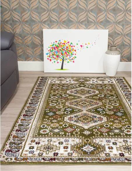 Aziza Katana Green Rug - Various Sizes | Murphy Furniture