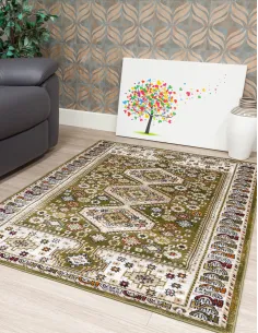 Aziza Katana Green Rug - Various Sizes | Murphy Furniture
