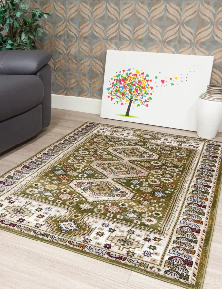 Aziza Katana Green Rug - Various Sizes | Murphy Furniture