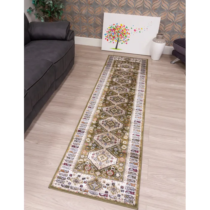 Aziza Katana Green Rug - Various Sizes | Murphy Furniture