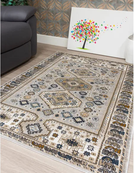 Aziza Katana Grey Rug - Various Sizes | Murphy Furniture