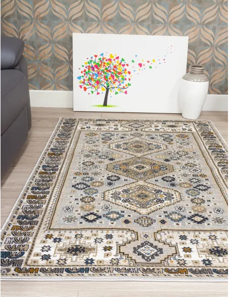 Aziza Katana Grey Rug - Various Sizes | Murphy Furniture