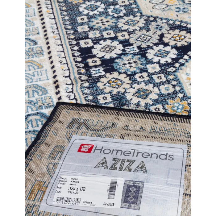 Aziza Katana Navy Rug - Various Sizes | Murphy Furniture