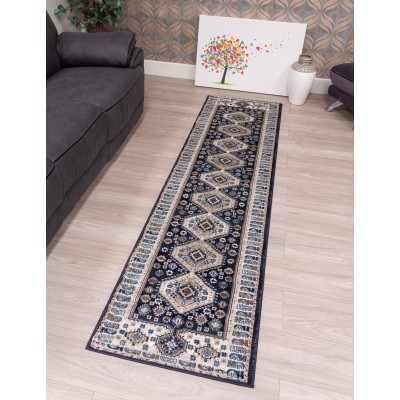 Aziza Katana Navy Rug - Various Sizes | Murphy Furniture