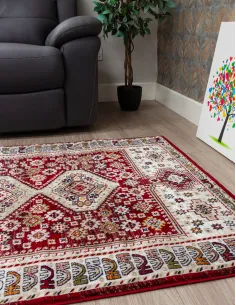 Aziza Katana Red Rug - Various Sizes | Murphy Furniture 2