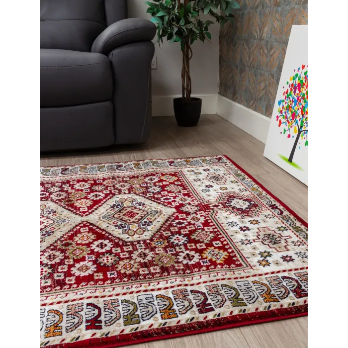 Aziza Katana Red Rug - Various Sizes | Murphy Furniture