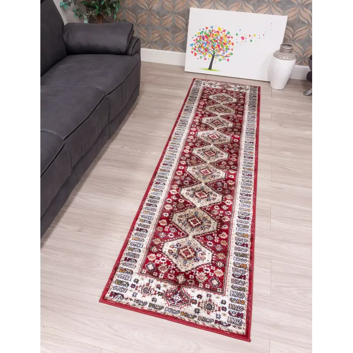 Aziza Katana Red Rug - Various Sizes | Murphy Furniture