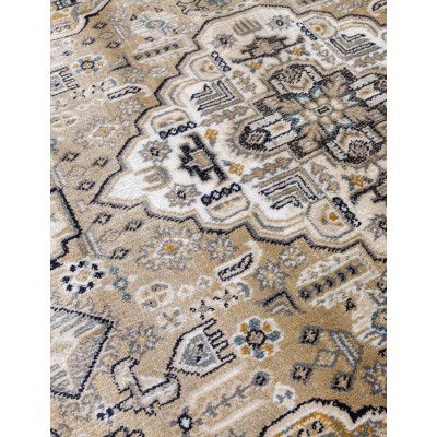 Aziza Medallion Beige Rug - Various Sizes | Murphy Furniture