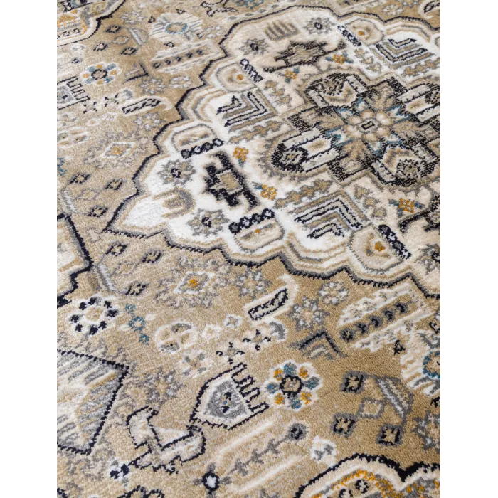 Aziza Medallion Beige Rug - Various Sizes | Murphy Furniture