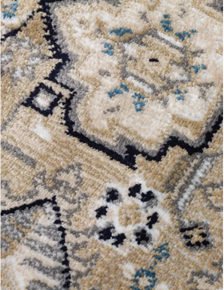 Aziza Medallion Beige Rug - Various Sizes | Murphy Furniture