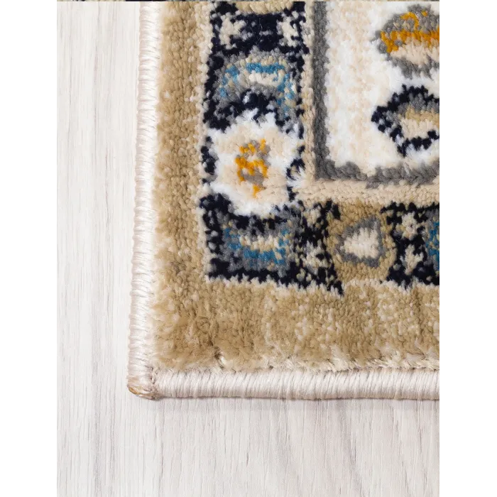 Aziza Medallion Beige Rug - Various Sizes | Murphy Furniture