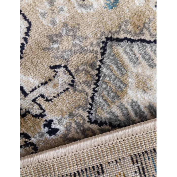 Aziza Medallion Beige Rug - Various Sizes | Murphy Furniture