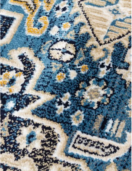 Aziza Medallion Blue Rug - Various Sizes | Murphy Furniture