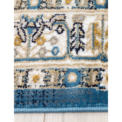 Aziza Medallion Blue Rug - Various Sizes | Murphy Furniture