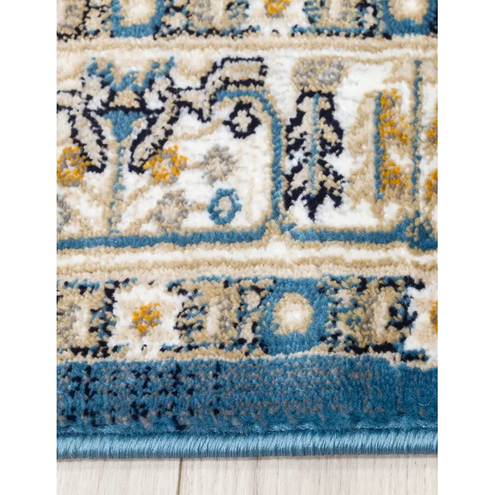 Aziza Medallion Blue Rug - Various Sizes | Murphy Furniture