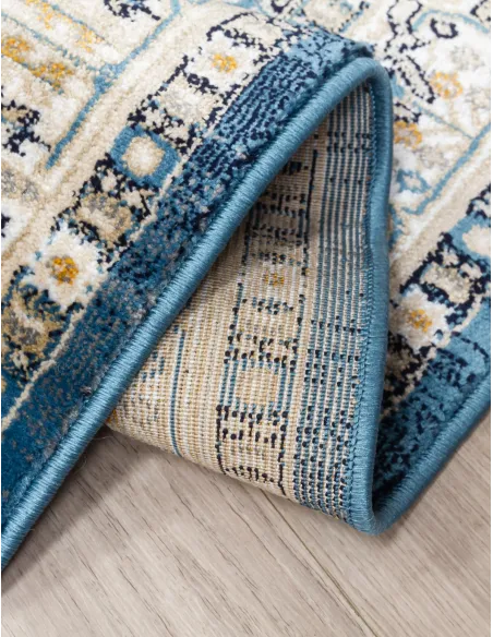 Aziza Medallion Blue Rug - Various Sizes | Murphy Furniture