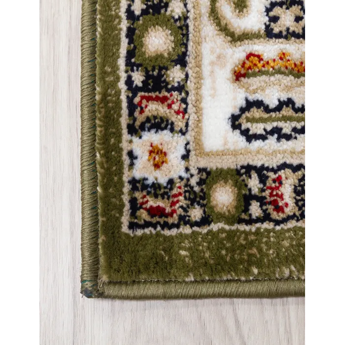 Aziza Medallion Green Rug - Various Sizes | Murphy Furniture