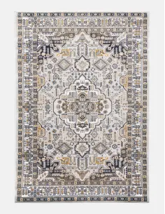 Aziza Medallion Grey Rug - Various Sizes | Murphy Furniture 2