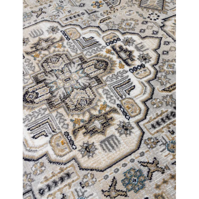 Aziza Medallion Grey Rug - Various Sizes | Murphy Furniture