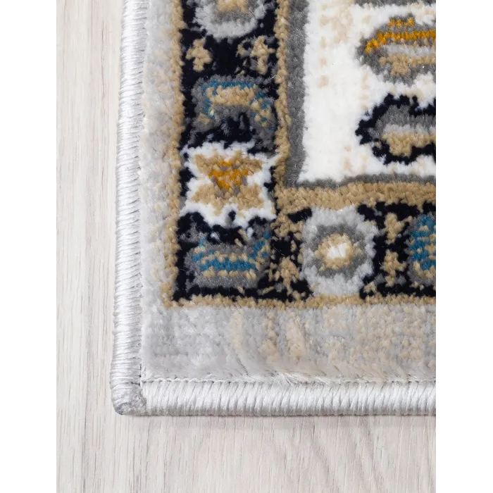 Aziza Medallion Grey Rug - Various Sizes | Murphy Furniture