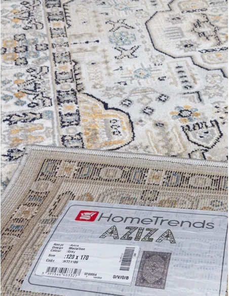 Aziza Medallion Grey Rug - Various Sizes | Murphy Furniture