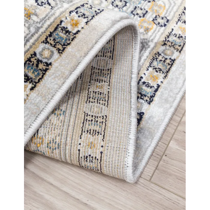 Aziza Medallion Grey Rug - Various Sizes | Murphy Furniture