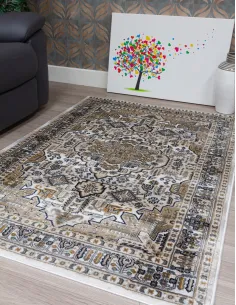 Aziza Medallion Natural Rug - Various Si | Murphy Furniture