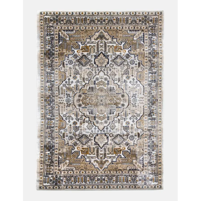 Aziza Medallion Natural Rug - Various Si | Murphy Furniture