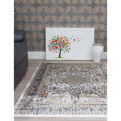Aziza Medallion Natural Rug - Various Si | Murphy Furniture