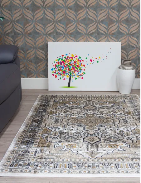Aziza Medallion Natural Rug - Various Si | Murphy Furniture