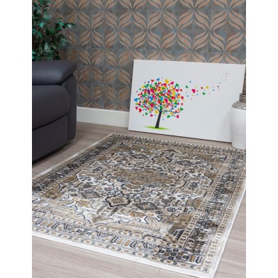 Aziza Medallion Natural Rug - Various Si | Murphy Furniture