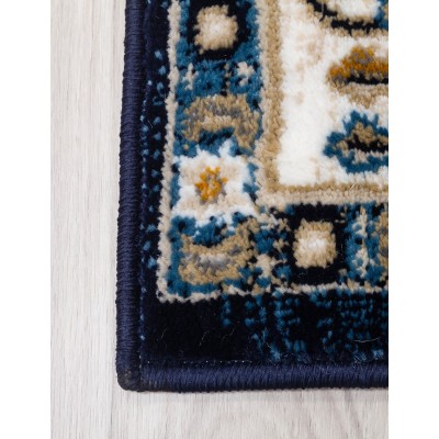 Aziza Medallion Navy Rug - Various Sizes | Murphy Furniture